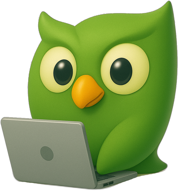 SageScreen sage owl with laptop